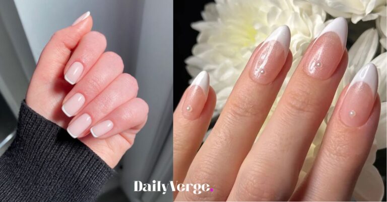 Short French Tip Nails