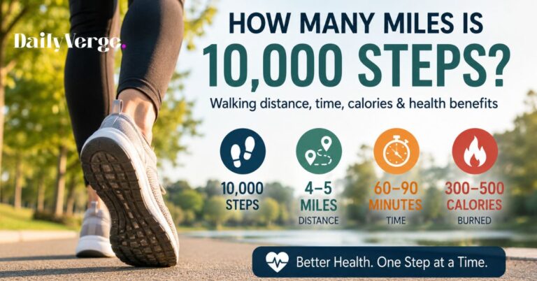 Walking 10,000 Steps: How Far Do You Really Go? How Many Miles Is 10000 Steps