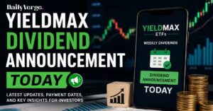 YieldMax Dividend Announcement Today
