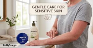 i have sensitive skin. how gentle are nivea’s creams compared to aveeno?