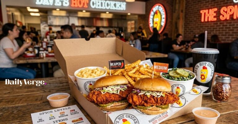 dave's hot chicken menu